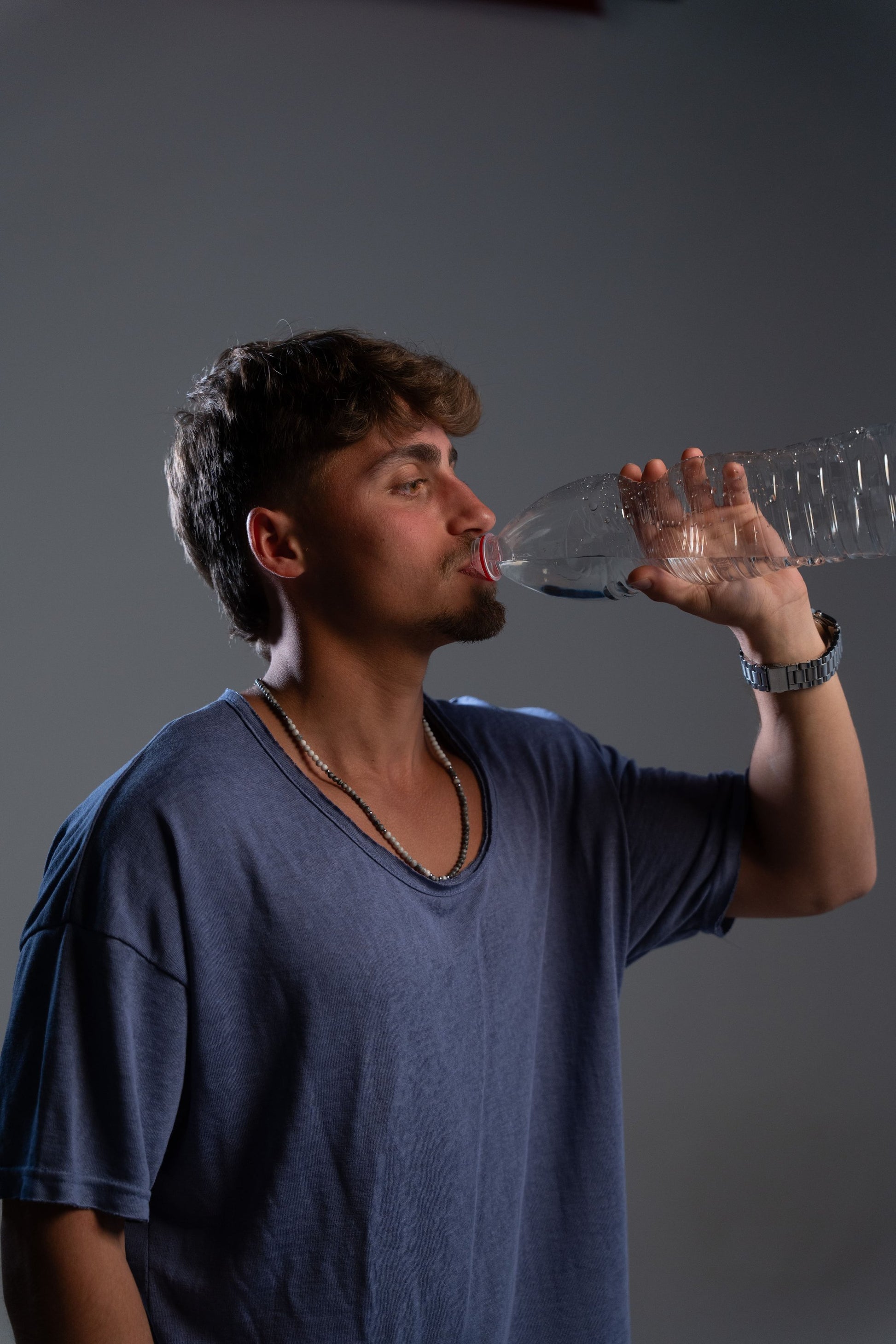 חולצת רילקס סגולה – בייסיק עם אמירה מבית Yesterday Sun