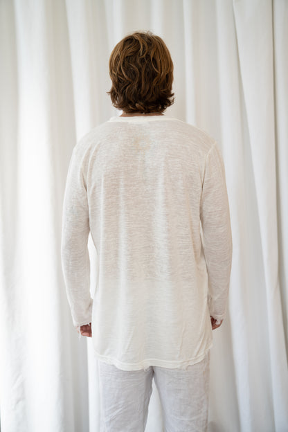 YS Relax Long Sleeve White