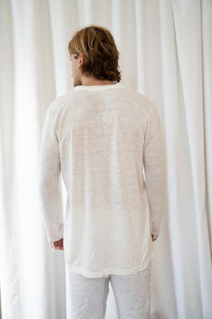 YS Relax Long Sleeve White