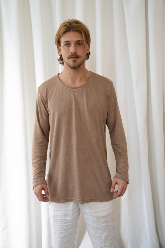 YS Relax Long Sleeve Sandstone