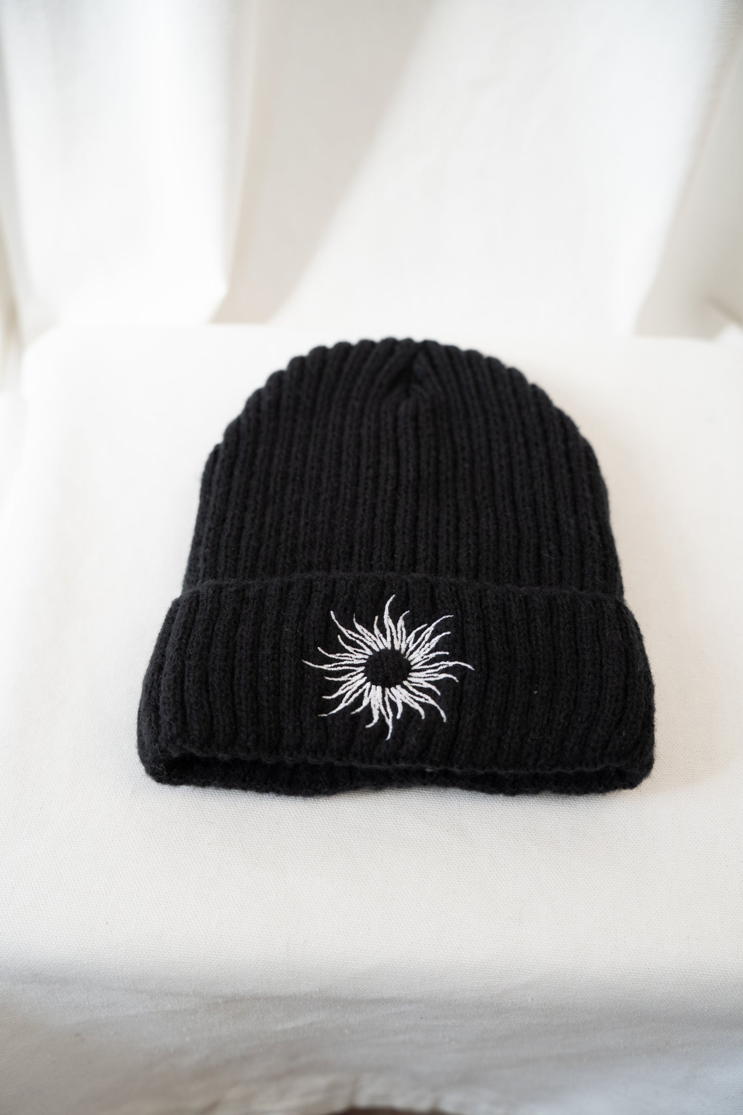 Cozy Knit Beanie Black Smoke